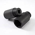 Набір ударних головок 14 шт, 6-23мм, CR-MO, у кейсі / Набір головок торцевих ударних / Головки ударні, фото 5