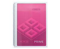 Блокнот A4 96л Buromax PRIME на пружине клетка в картон.обл.. розовый BM.24451101-10
