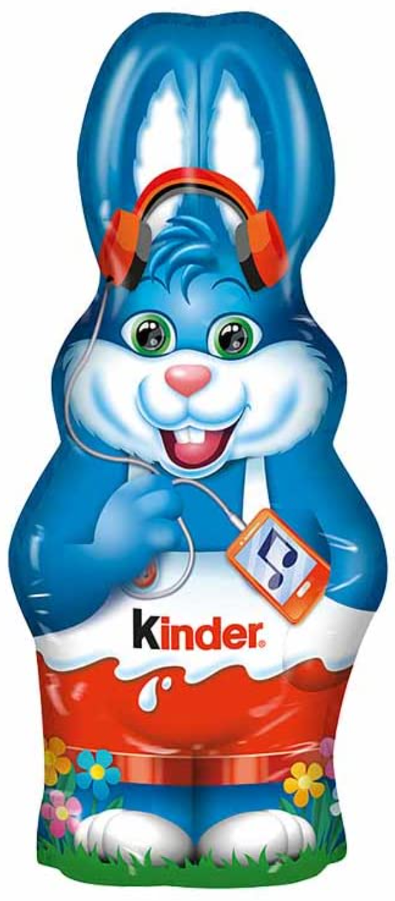Пасхальний шоколадний кролик Kinder Синій 55г