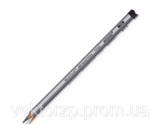 Набір олівців MARCO 7000DM6СВ HB-8B 6 шт.
