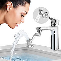 Насадка на кран Faucet splash head аэратор для смесителя. Поворотная головка на 1080 градусов с 2 режимами