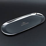 Металевий лоток (30х12,4см) для зберігання інструментів, аксесуарів, декору Дизайнер - L Silver, фото 2