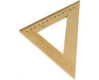 Треугольник деревянный 16 см 45*45