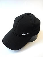 Кепка черная мужская бейсболка закрытая на стрейч-резинке Nike Мужские женские бейсболки с вышивкой найк 56-57