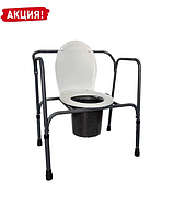 Стілець туалет регульований складний PMED-B102 для інвалідів літніх крісло горщик