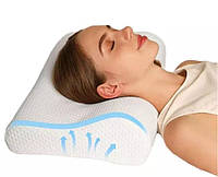 Ортопедическая подушка Memory Pillow Анатомическая подушка для сна гипоаллергенная с эффектом памяти