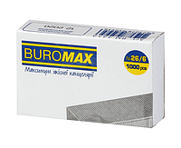 Скобы N 26. 6 Buromax ЛЮКС 1000 шт BM.4413