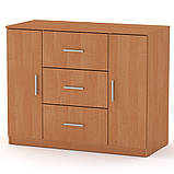 Комод 3+2 горіх екко Компаніт (111х49х89 см), фото 8