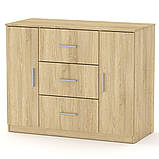 Комод 3+2 горіх екко Компаніт (111х49х89 см), фото 7