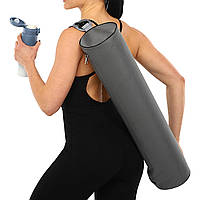 Сумка-чехол для коврика KINDFOLK Yoga bag Zelart FI-6876 цвет серый sm