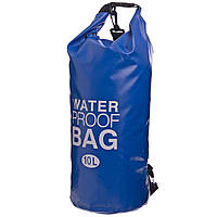 Водонепроницаемый гермомешок Zelart Waterproof Bag TY-6878-10 цвет синий sm