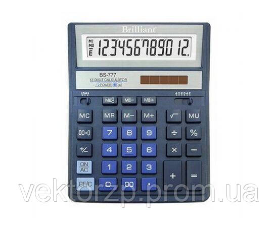 Калькулятор Brilliant BS-777 цветной (BK)