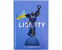 Книга записная А4 96л Axent Liberty клетка синяя 8422-551