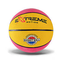 М'яч баскетбольний Extreme Motion BB1485 № 7, 520 грам (Рожевий) tn