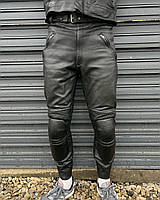 Мотоштаны Sanmaru из натуральной кожи демисезонные | Размер ~L-XL [54] | Мото штаны для города