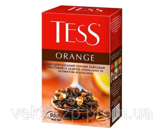 Чай Tess Orange black 90 г листяний чорний