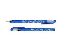 Ручка шариковая Axent Blue floral. синяя AB1049-36