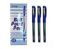 Ручка шариковая ТУ-501Р Ball pen с грипом синяя