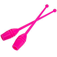 Булавы для художественной гимнастики Lingo C-045 цвет розовый sm