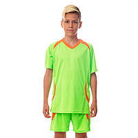 Форма футбольная подростковая Zelart Perfect CO-2016B размер 24, рост 120 цвет салатовый sm