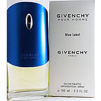 Givenchy Pour Homme Blue Label EDT 100мл TESTER