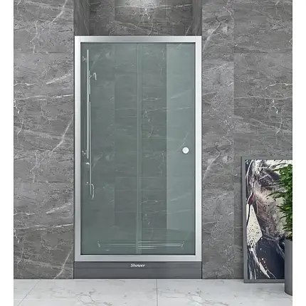 Душові двері SHOWART TITAN 180х160 см розсувні скло матове, фото 3