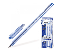 Ручка маслянная My Pen синяя аналог