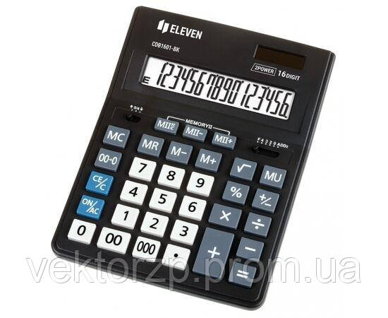 Калькулятор Eleven офісний CDB-1601 BK.  16 р.