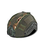 Комплект Шлем кевларовий Fast IIIA та активні навушники M31H+кавер Олива-мультикам, фото 7