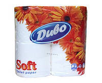 Туалетная бумага Диво Soft 2-х слойная 4 шт белая