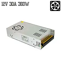 Блок живлення AC-DC 12V Power Supply, імпульсний блок живлення S-360-12 30A 360W 3394