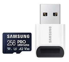 Samsung 256GB microSDXC PRO Ultimate 200MB/s (2023) З адаптером (MB-MY256SB/WW)