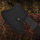 Сокира туристична з чохлом, 25,5см, 3671 / Сокира для кемпінгу / Сокира для виживання / Похідна сокира, фото 7