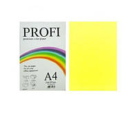 Бумага цветная Profi А4. 80г (100л) Deep Lemon N 210 (насыщ.лимон)