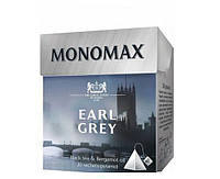 МОНОМАХ Earl Grey чай чорний у пірамідках.  20шт