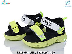 Дитяче літнє взуття 2024 оптом. Дитячі босоніжки BBT для хлопчиків (рр. з 21 по 26)