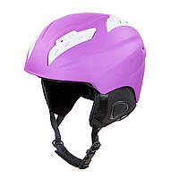 Шлем горнолыжный MOON Zelart MS-96 размер M (55-58) цвет фиолетовый-белый sm