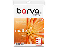 Фотобумага матовая А4 (100л) 190г. м2. Everyday Barva (IP-AE190-292)