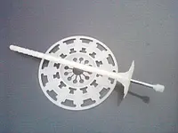 Тарілка поліпропіленова 10х140 мм для теплоізоляції