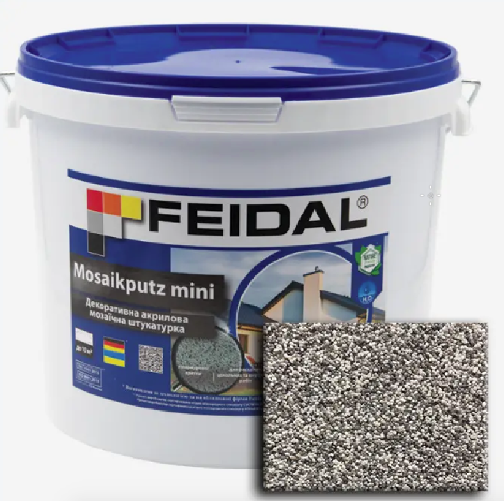 Декоративна акрилова мозаїчна штукатурка Feidal Mosaikputz mini А20 7кг
