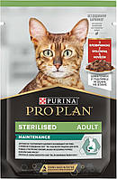 Влажный корм для кошек Purina Pro Plan Sterilised Nutrisavour с говядиной 85 г