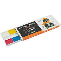 Краски акварельные медовые Kite Dogs 12 цветов в картонной упаковке Акварельные краски для рисования