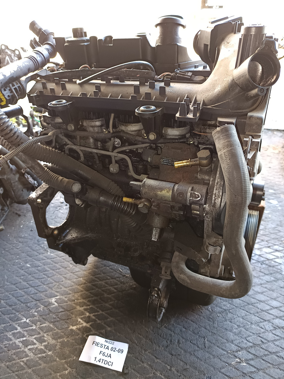 №222 Двигун F6JA Ford Fiesta 1.4TDCI 02-09