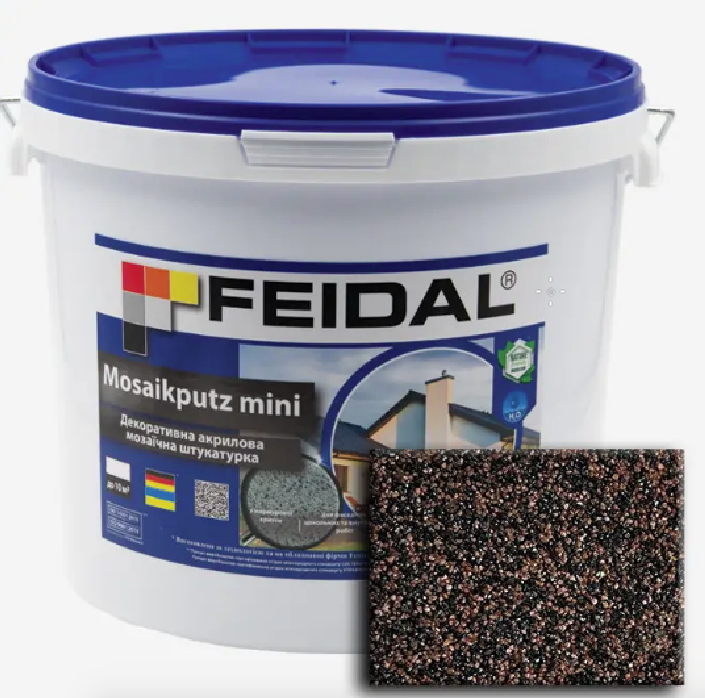 Декоративна акрилова мозаїчна штукатурка Feidal Mosaikputz mini А21 15кг