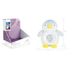 Игрушка музыкальная Funmuch ПИНГВИН с проектором (колыбельные, белый шум)