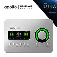 Аудиоинтерфейс UNIVERSAL AUDIO Apollo Solo Heritage Edition (Desktop/Mac/Win/TB3)
