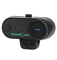 Мотоциклетная гарнитура Freedconn T Com VB для шлема с беспроводной связью Bluetooth Черный