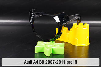Декоративна маска лінзи Audi A4 B8 (2007-2011) дорест ліва
