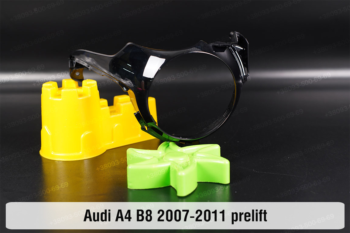 Декоративна маска лінзи Audi A4 B8 (2007-2011) дорест права, фото 1