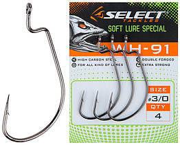 Гачок офсетний Select WH-91 #1/0 (5 шт./упа)